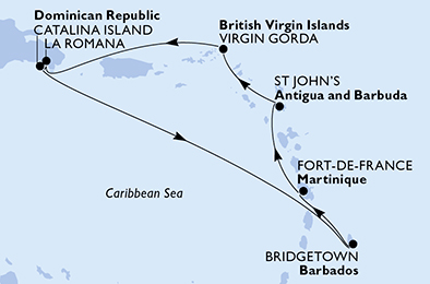 Mappa itinerario Sud Africa