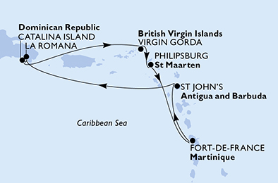 Mappa itinerario Sud Africa