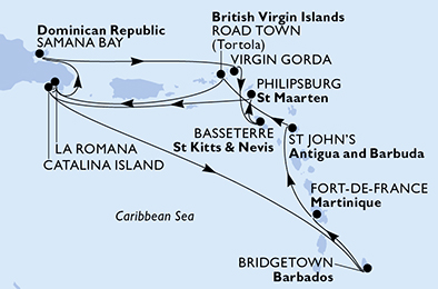 Mappa itinerario Sud Africa