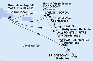 Mappa itinerario Sud Africa