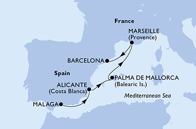 Mappa itinerario Nord Europa